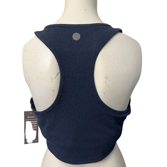 Women’s Size XL Crop Tank Top Ribbed Racerback Threads 4 Thought Reactive NEW - Picture 3 of 5